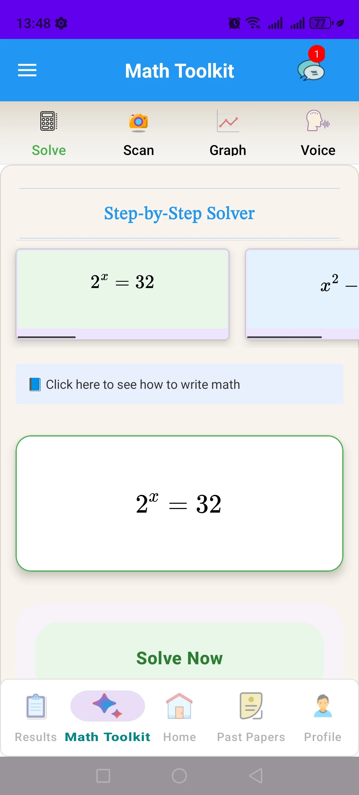 MathSet Go screenshot
